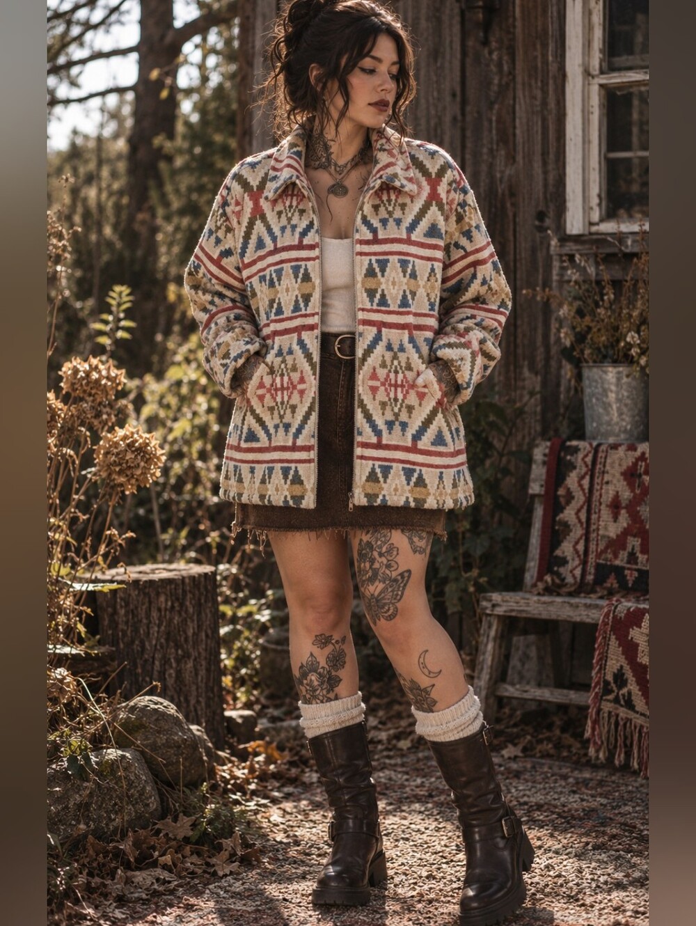 Vintage Carpet Coat Jacket